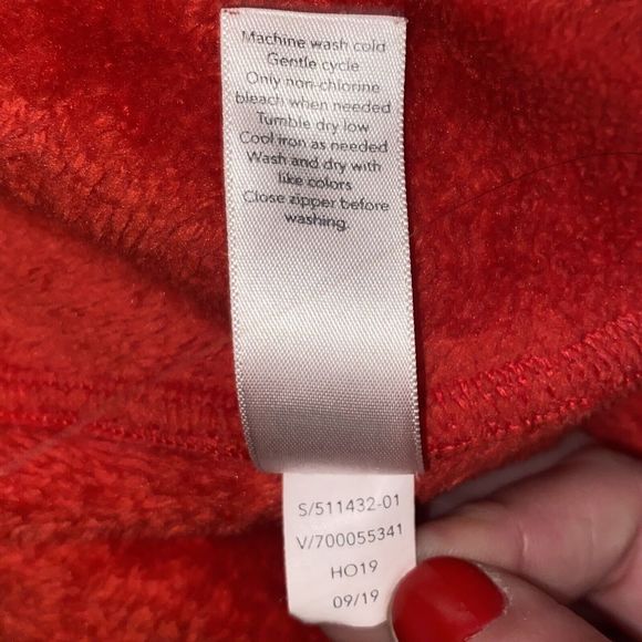 Athleta Size Large Red y2k Coat Mrs. Claus - Picture 14 of 16